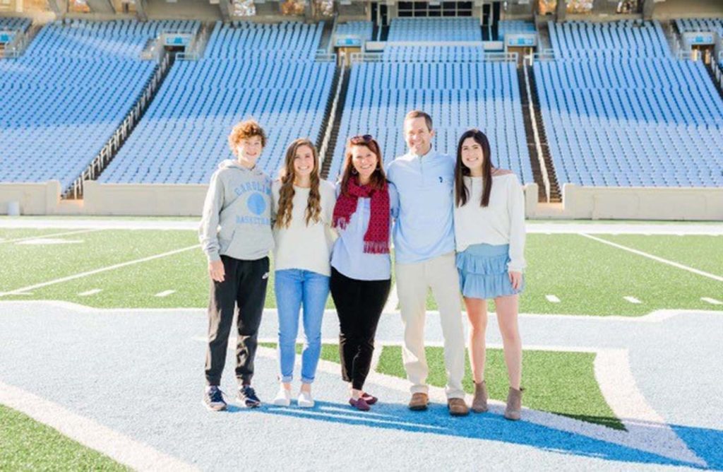 Anna Hunter and family