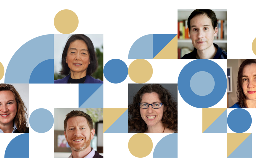 Portraits of faculty who won this year's undergraduate teaching awards